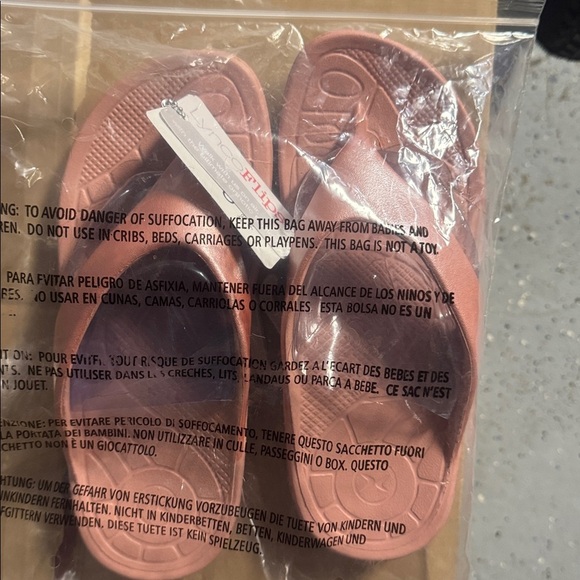 Aetrex Lynco Fiji Orthotic Pink Shimmer Size 5 Sandal - Picture 4 of 5